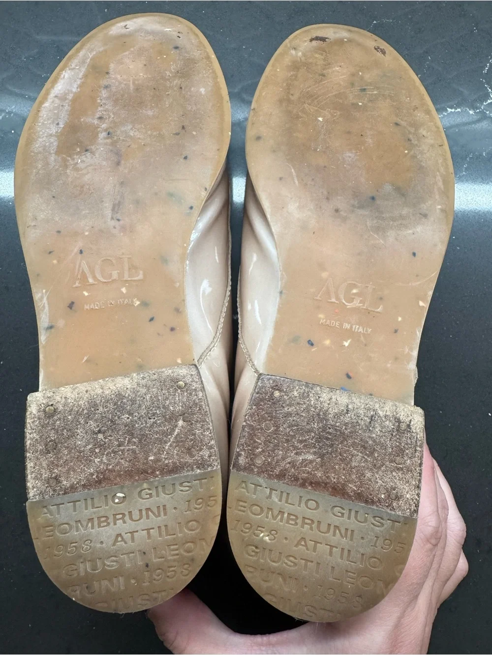 Women’s AGL Patent Leather Oxfords